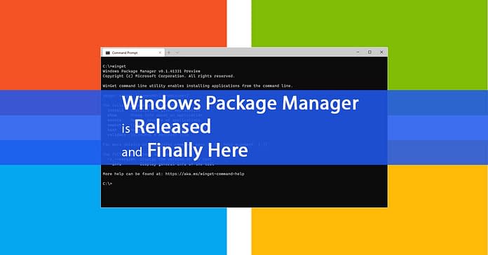 Windows Package Manager Released