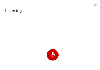 Youtube listning voice command web