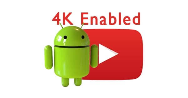 4K Youtube android app