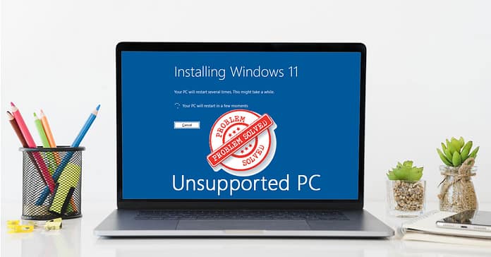 install windows 11 on unsupported pcs